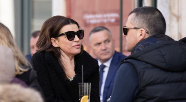 02.02.2024., Dubrovnik - Josipa Rimac u Dubrovniku na picu sa suprugom Photo: Grgo Jelavic/PIXSELL