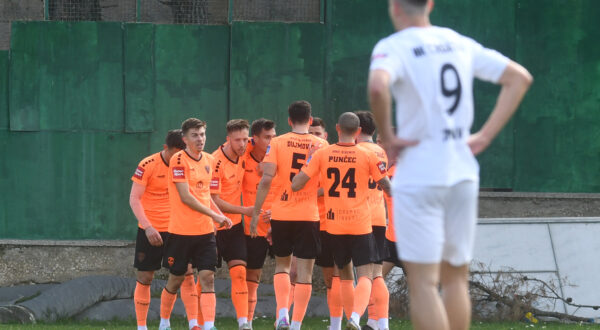 02.03.2024., Sibenik - Supersport Prva nogometna liga 20.kolo  HNK Sibenik - NK Croatia Zmijavci. Photo: Hrvoje Jelavic/PIXSELL