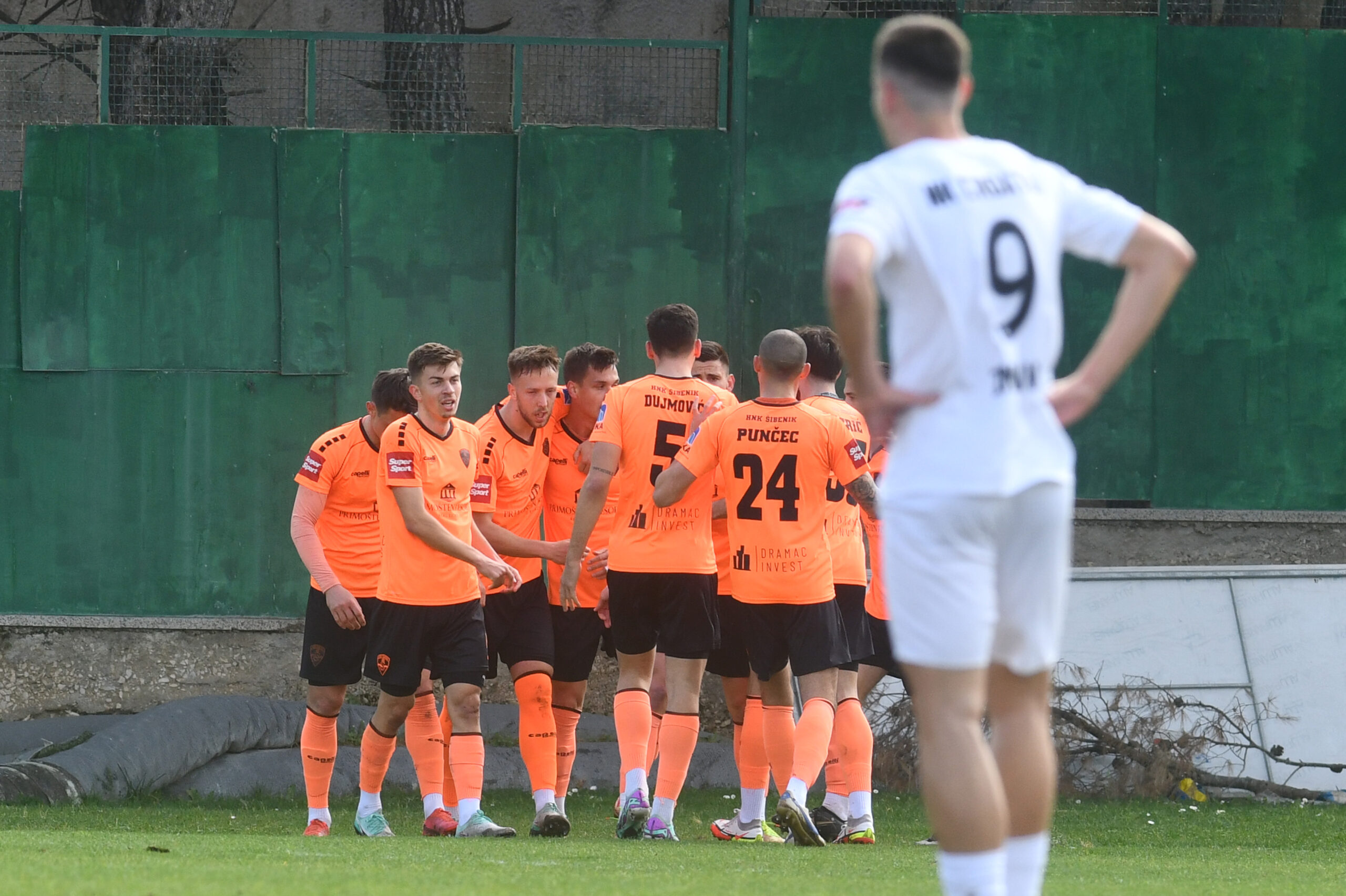 02.03.2024., Sibenik - Supersport Prva nogometna liga 20.kolo  HNK Sibenik - NK Croatia Zmijavci. Photo: Hrvoje Jelavic/PIXSELL