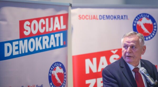 02.04.2024.., Zagreb - U hotelu Internacional odrzano je predstavljanje izbornog programa Socijaldemokrata i partnerskih politickih stranaka. Davorko Vidovic Photo: Slavko Midzor/PIXSELL
