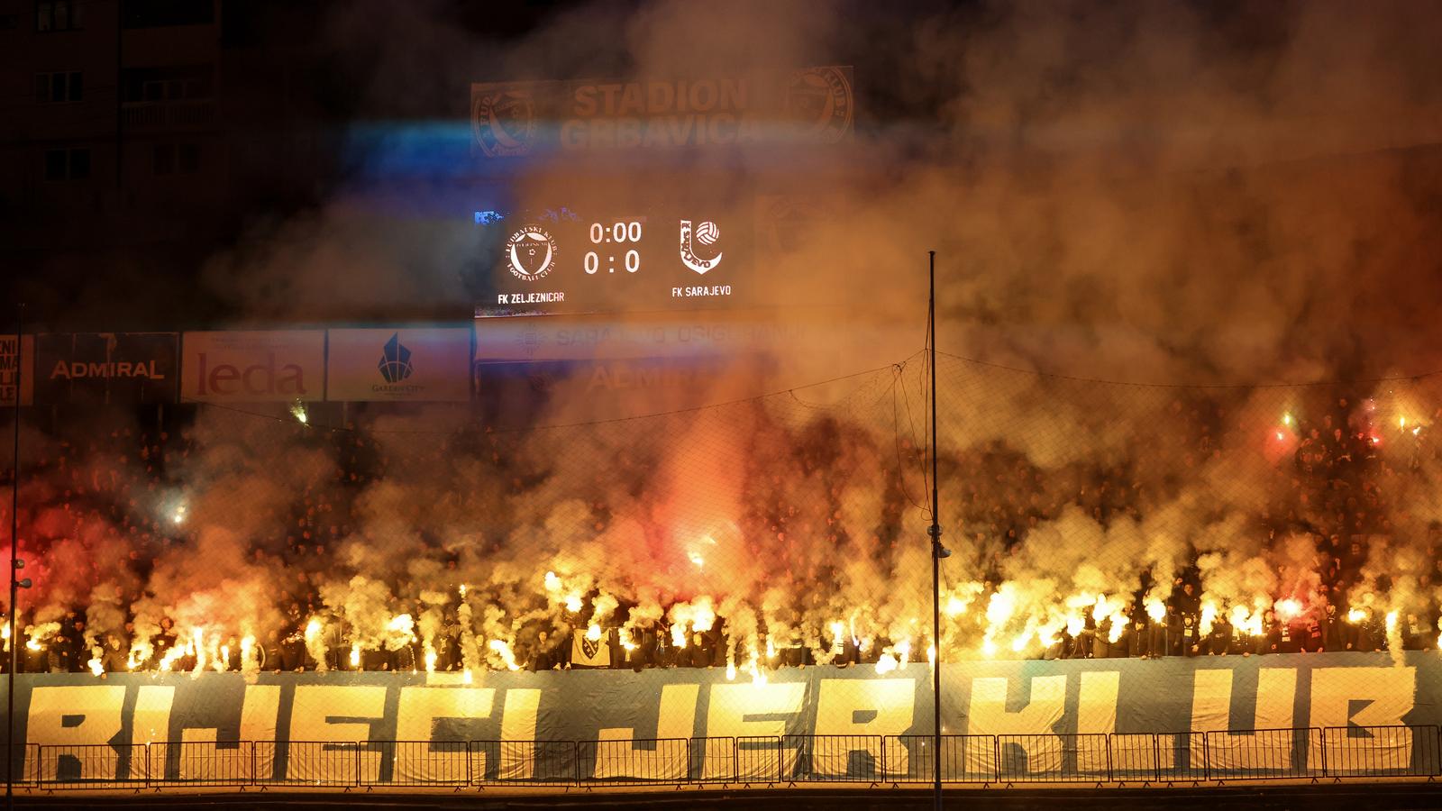 03.03.2024., stadion Grbavica, Sarajevo, Bosna i Hercegovina - Nogometna utakmica 18. kola Premijer lige Bosne i Hercegovine, FK Zeljeznicar - FK Sarajevo. Photo: Armin Durgut/PIXSELL