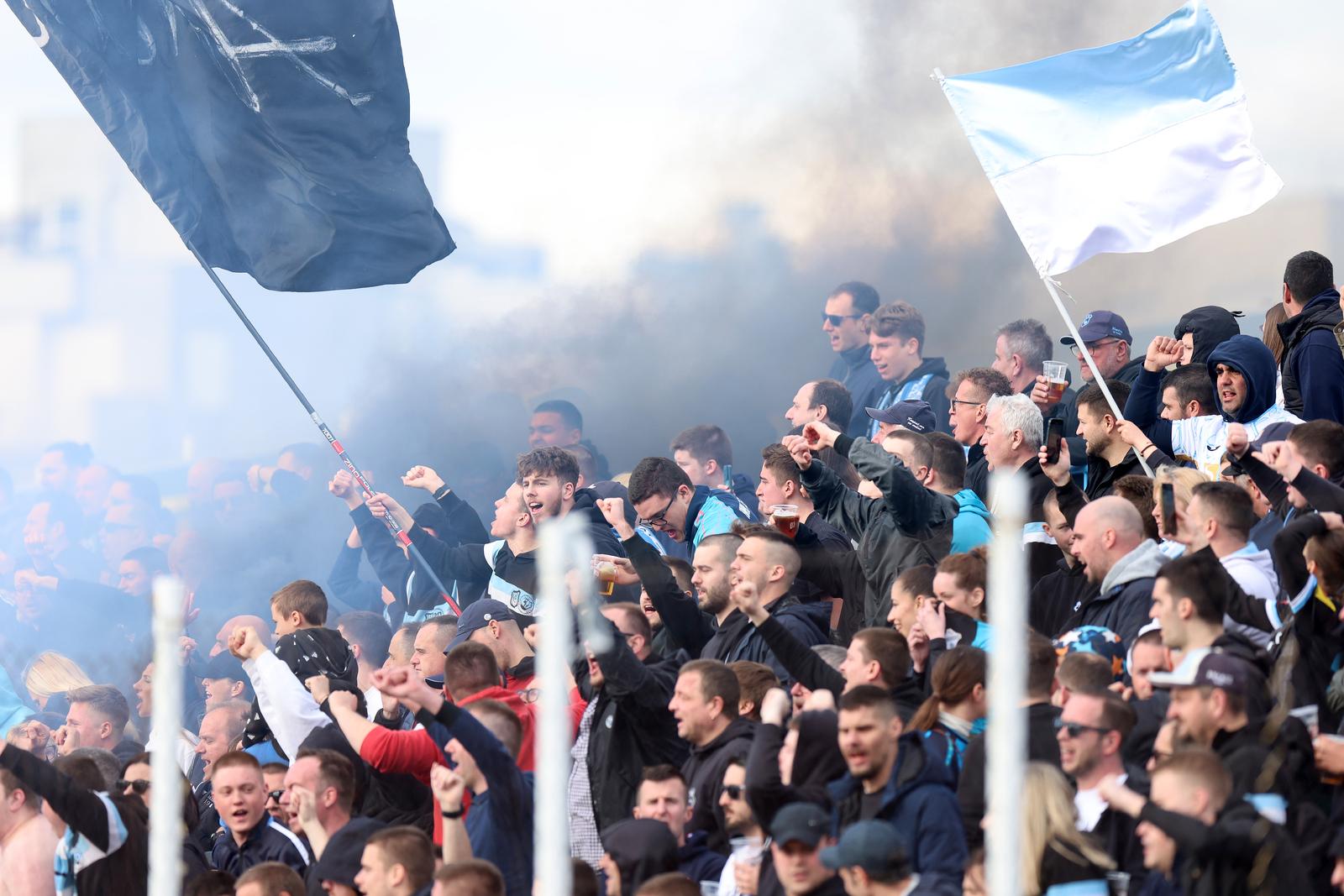 03.04.2024., stadion u Kranjcevicevoj ulici, Zagreb - SuperSport Hrvatski nogometni kup, polufinale, NK Lokomotiva - HNK Rijeka. Photo: Sanjin Strukic/PIXSELL