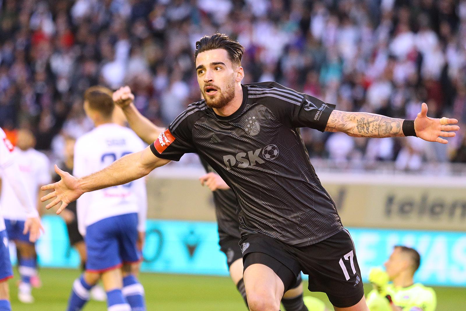 03.04.2024., stadion Poljud, Split - SuperSport Hrvatski nogometni kup, polufinale, HNK Hajduk - GNK Dinamo.  Photo: Sime Zelic/PIXSELL