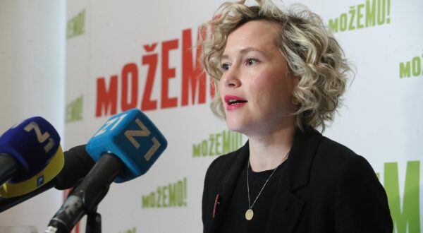 05.04.2024., Zagreb - Ivana Kekin i Damir Bakic predstavili su zdravstvene politike Mozemo!, uoci Svjetskog dana zdravlja. Photo: Sandra Simunovic/PIXSELL