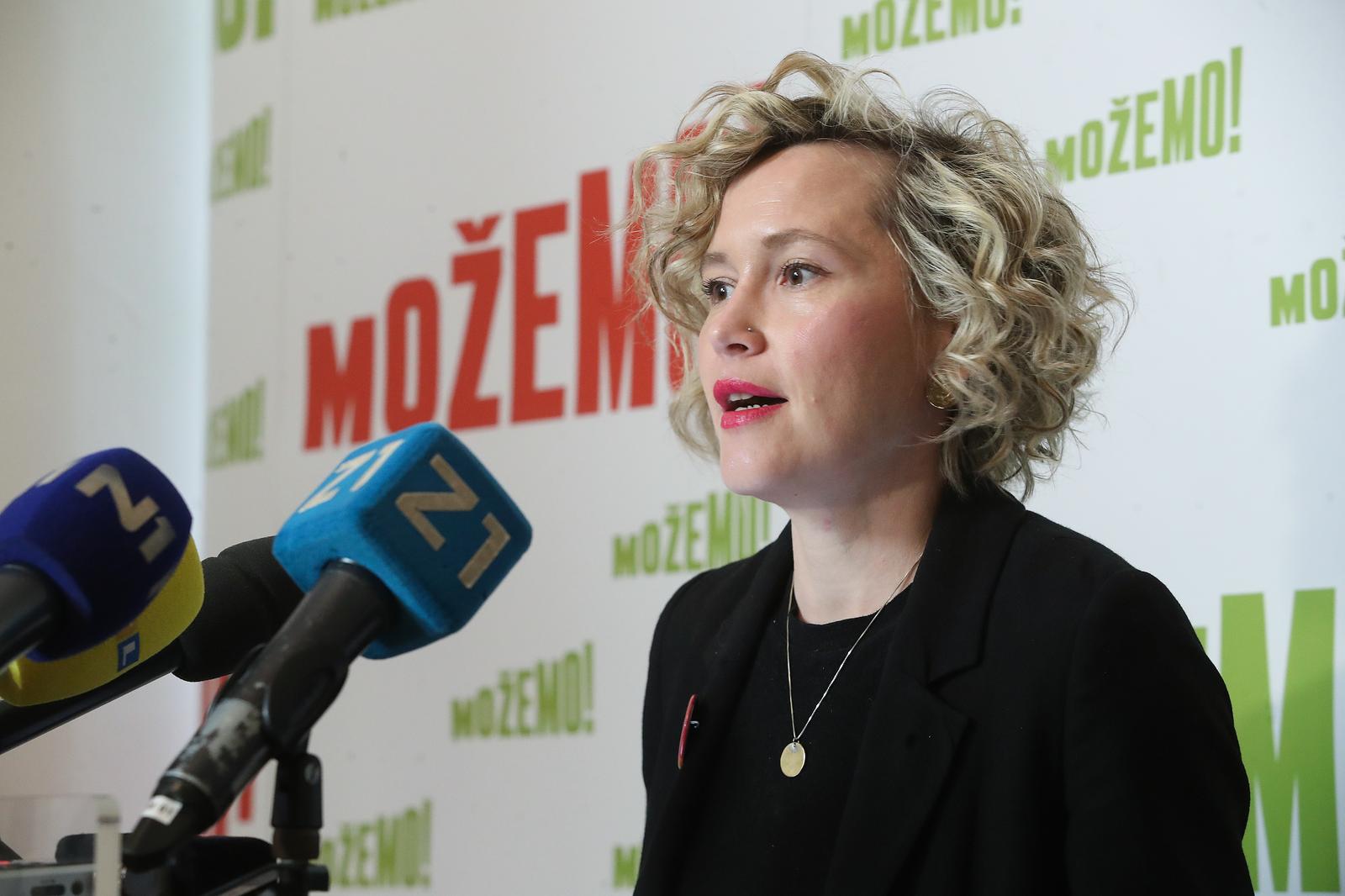 05.04.2024., Zagreb - Ivana Kekin i Damir Bakic predstavili su zdravstvene politike Mozemo!, uoci Svjetskog dana zdravlja. Photo: Sandra Simunovic/PIXSELL