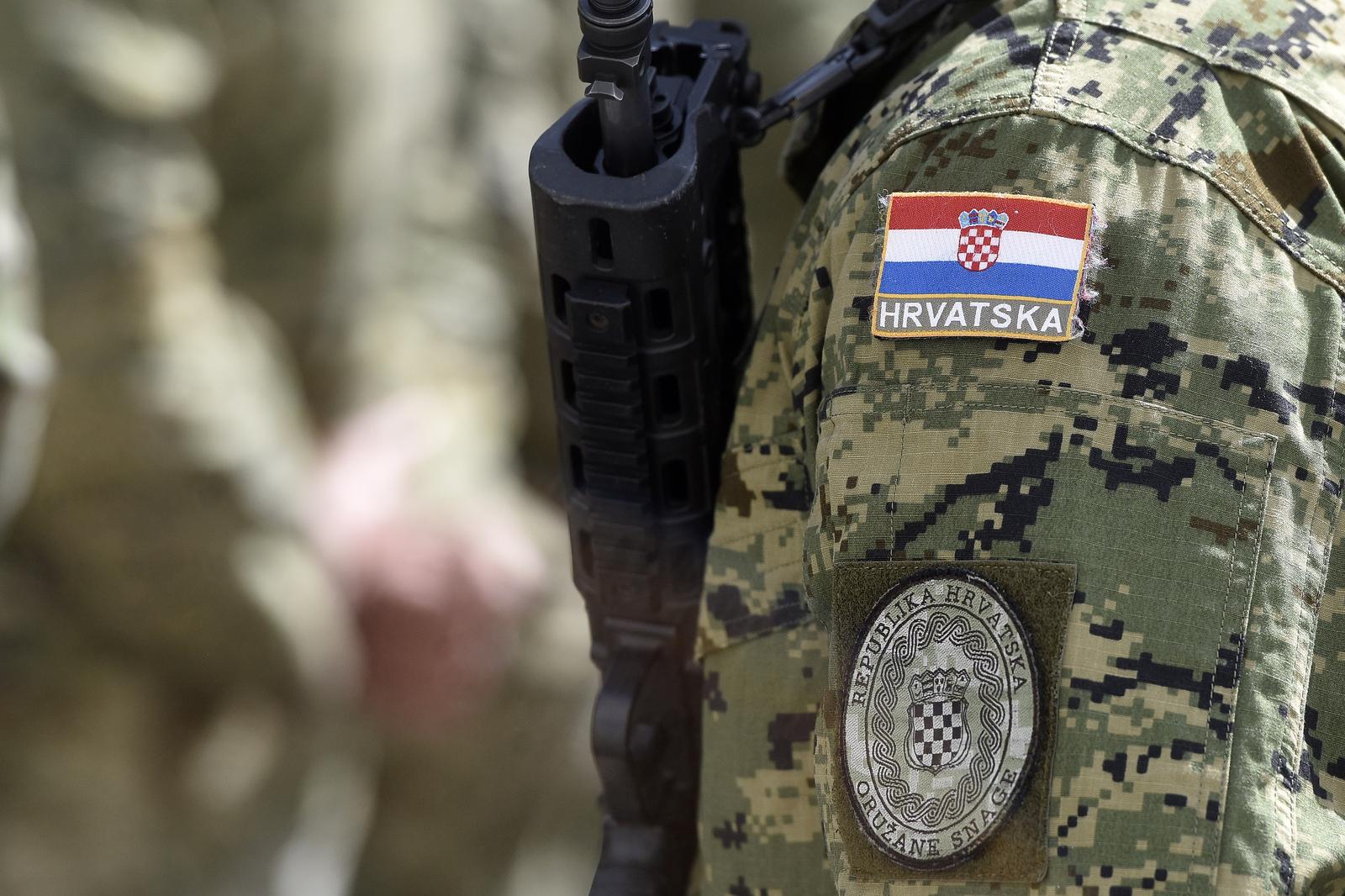 05.04.2024., Knin - Obiljezavanje 17. obljetnice ustrojavanja Gardijske mehanizirane brigade u Kninu, U vojarni 4. gardijske brigade Pauci. Photo: Hrvoje Jelavic/PIXSELL