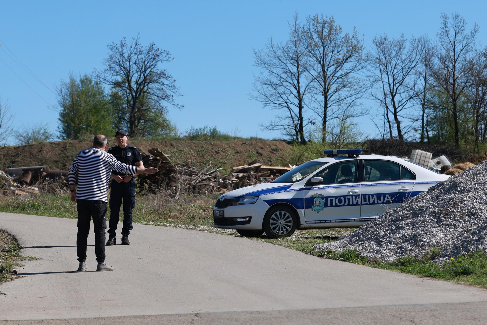 05.04.2024., Banjsko polje - Lokacija na kojem je nestala Danka boravila kada je tragicno stradala. Policija cuva mjesto dogadja. Photo: Davor Javorovic/PIXSELL