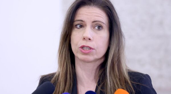 06.03.2024., Zagreb - Na konferenciji za medije odrzanoj u Saboru o aktualnim temama govorila je Katarina Peovic. Photo: Patrik Macek/PIXSELL