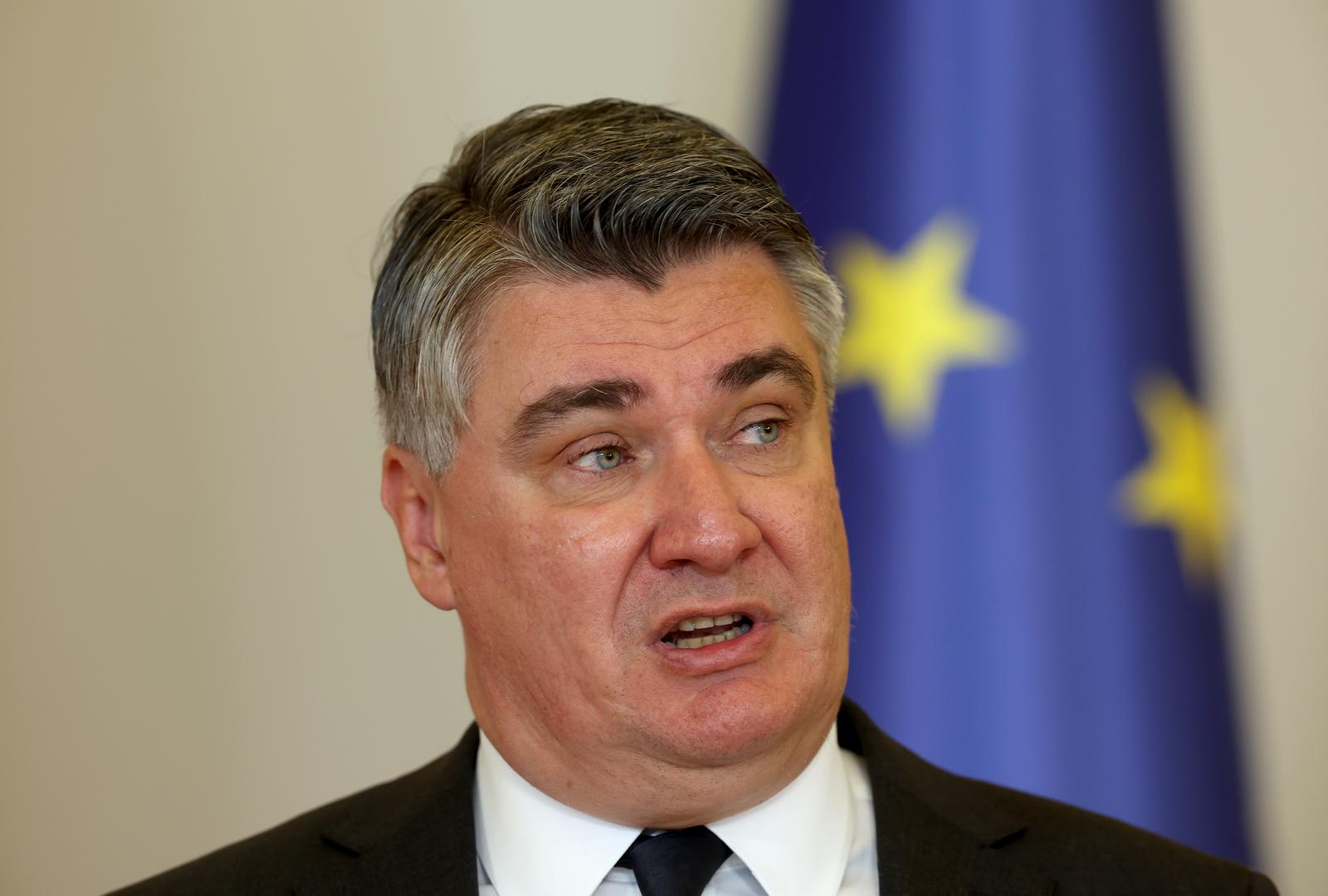 08.09.2022., Zagreb - Predsjednik Zoran Milanovic primio je turskog predsjednika Recepa Tayyipa Erdogana u Predsjednicke dvore. Nakon zajednickog sastanka odrzana je konferencija za medije. Photo: Goran Stanzl/PIXSELL