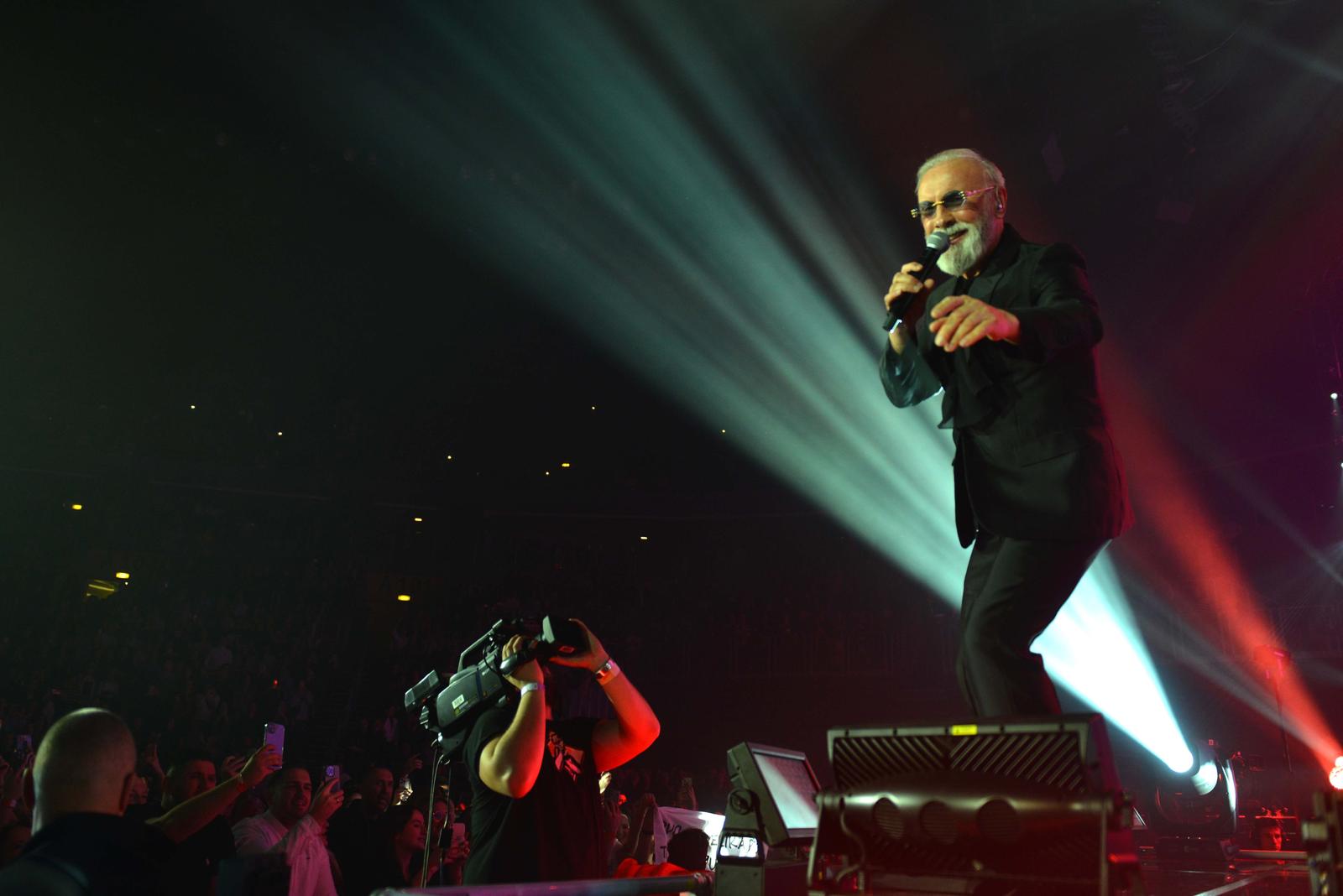 09.12.2023., Zagreb - Drugi koncert Dine Merlina u Areni Zagreb. Dio Merlin Photo: Josip Mikacic/PIXSELL