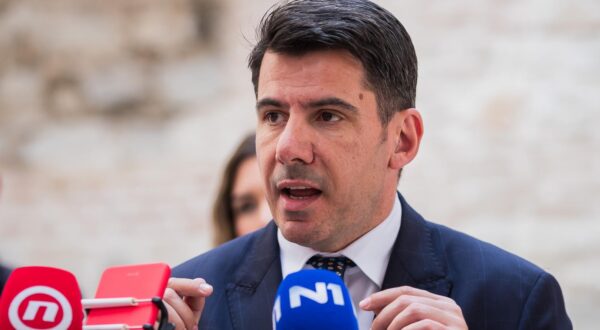 11.04.2024., Split - U Vestitbulu Most je odrzao konferenciju za medije povodom predstojecih Izbora. Nikola Grmoja Photo: Zvonimir Barisin/PIXSELL