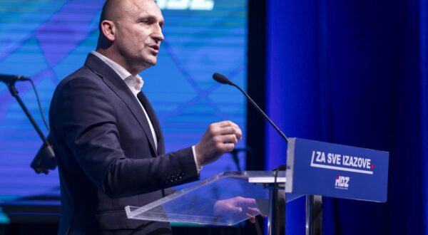 11.04.2024., Osijek, Sportska dvorana Zrinjevac - Predsjednik HDZ-a Andrej Plenkovic nazocio je predizbornim aktivnostima za liste HDZ-a i partnera u IV. i V. izbornoj jedinici. Photo: Davor Javorovic/PIXSELL