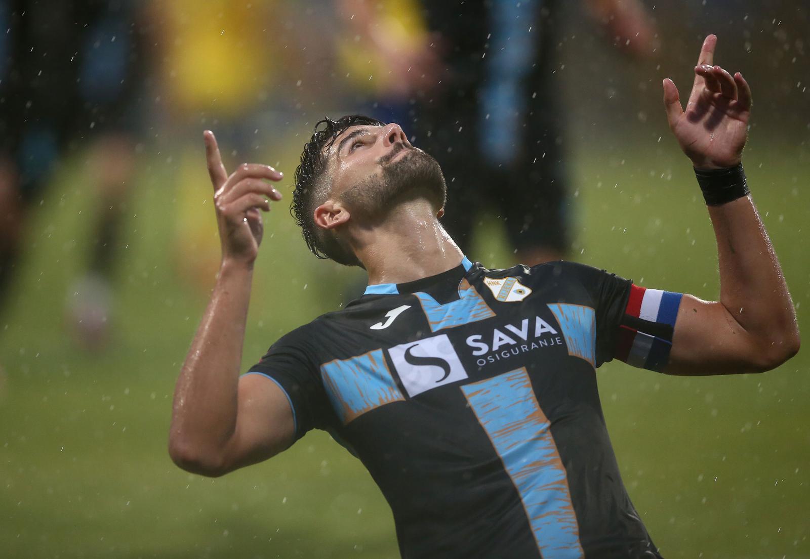 11.07.2020., stadion Ivan Laljak-Ivic, Zapresic - Hrvatski Telekom Prva liga, 34. kolo, NK Inter Zapresic - HNK Rijeka. Antonio Mirko Colakr Photo: Matija Habljak/PIXSELL
