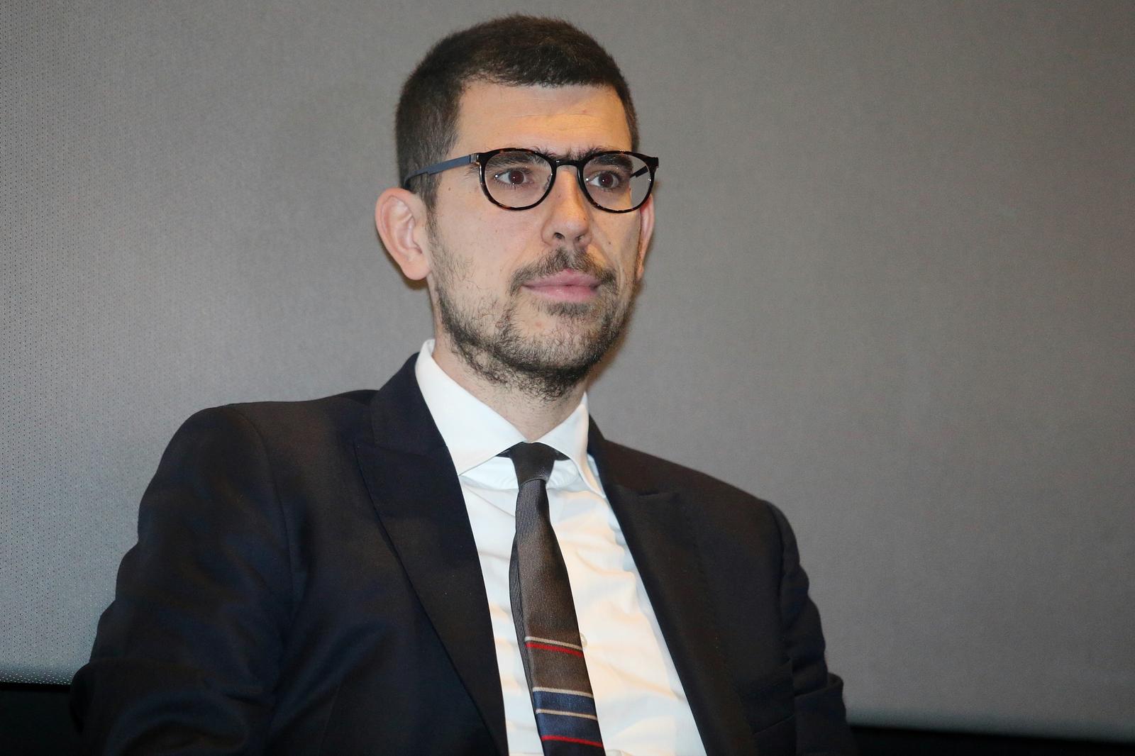 Zagreb: U Kaptol boutique cinema održana je F2 Fintech konferencija 13.11.2018., Zagreb - U Kaptol boutique cinema odrzan je F2 Fintech konferencija. Predsjednik UBIK-a Vlaho Hrdalo Photo: Dalibor Urukalovic/PIXSELL