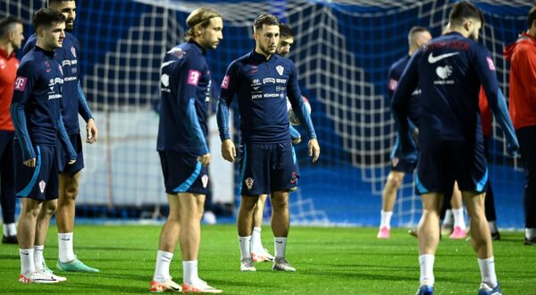 16.11.2023., Zagreb - Stadion Maksimir, trening hrvatske nogometne reprezentacije uoci utakmice s Latvijom. Marco Pasalic Photo: Marko Lukunic/PIXSELL
