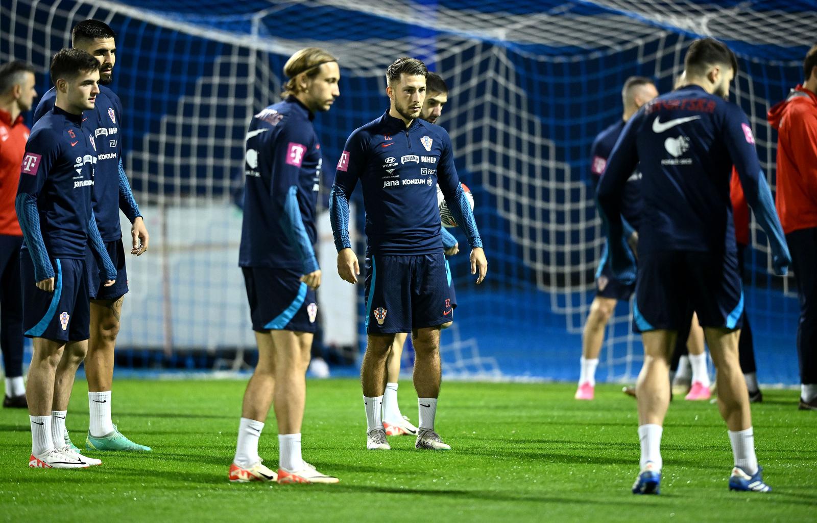 16.11.2023., Zagreb - Stadion Maksimir, trening hrvatske nogometne reprezentacije uoci utakmice s Latvijom. Marco Pasalic Photo: Marko Lukunic/PIXSELL