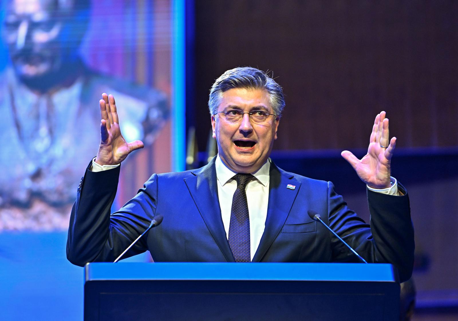 17.03.2024. Zagreb - XX. opci sabor Hrvatske demokratske zajednice u Lisinskom. Photo: Neva Zganec/PIXSELL