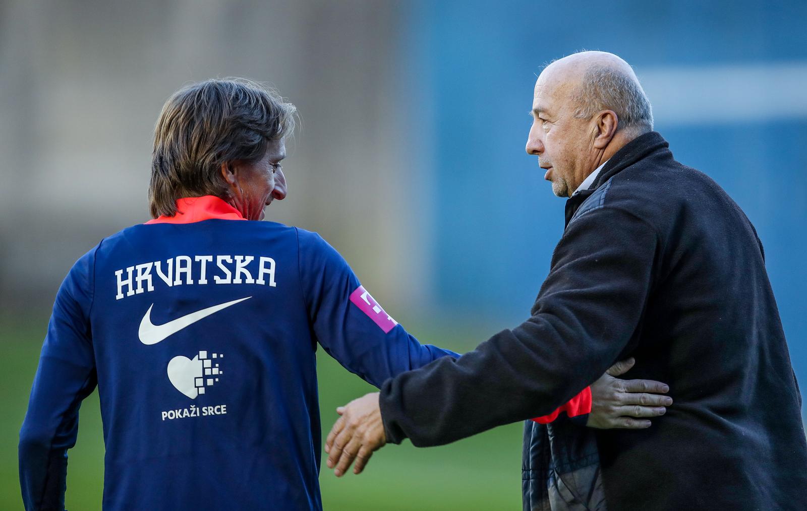 20.03.2024.., Zagreb - Na igralistu Hitrec Kacijan hrvatska nogometna reprezentacija odradila je trening. Photo: Slavko Midzor/PIXSELL