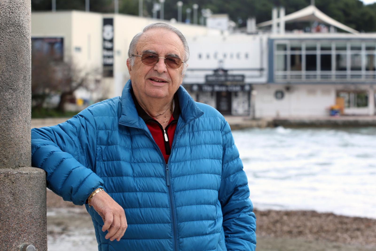 21.02.2018., Bacvice, Split - Edo Pezzi, sportski novinar."nPhoto: Miranda Cikotic/PIXSELL