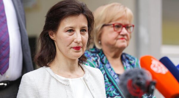 22.03.2024., Zagreb - Predstavljanje koalicije Rijeke pravde u sredisnjici SDP-a. Dalija Oreskovic. Photo: Luka Stanzl/PIXSELL