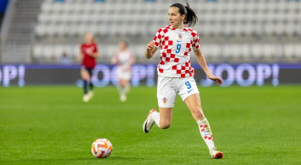 23.02.2024., Opus Arena, Osijek - Prva utakmica dodatnih kvalifikacija za A Ligu nacija, Hrvaska - Norveska. 
 Photo: Borna Jaksic/PIXSELL
