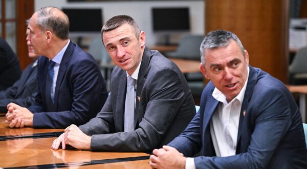 23.4.2024., Zagreb - Domovinski pokret predao je kandidacijske liste za Europski parlament. Photo: Neva Zganec/PIXSELL