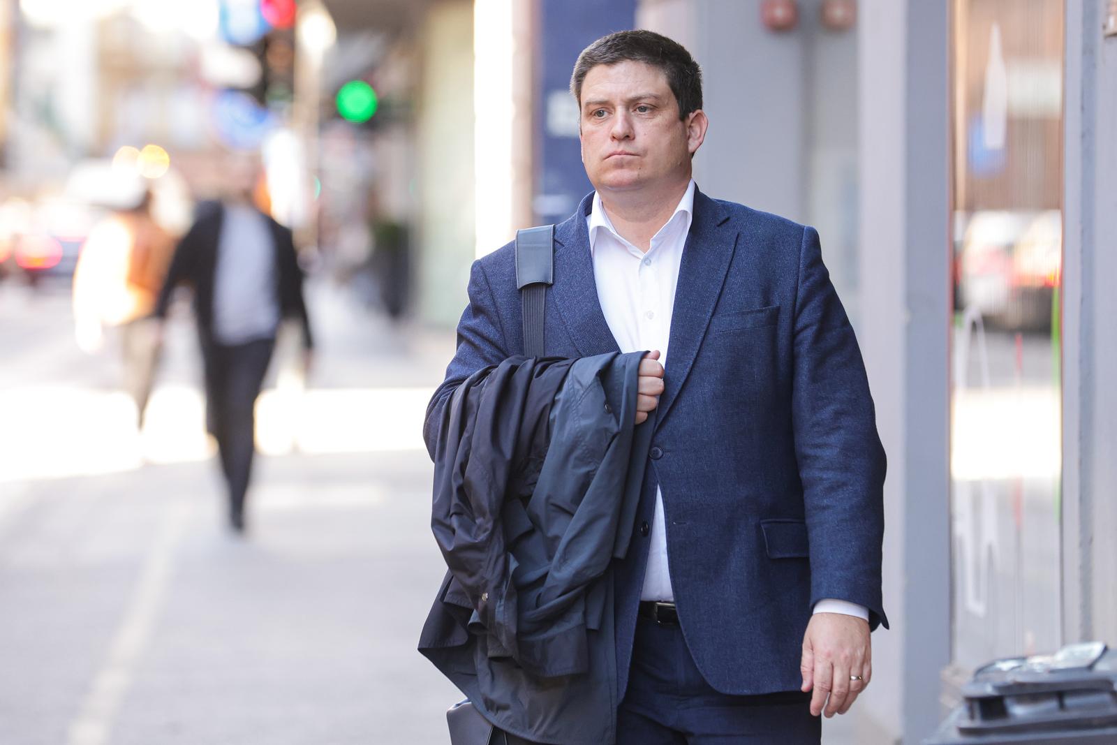 25.03.2024., Zagreb - Oleg Butkovic dolazi na sastanak sireg Predsjednistva HDZ-a u srediste Gradskog odbora HDZ-a Grada Zagreba u Gundulicevoj ulici. Photo: Luka Stanzl/PIXSELL
