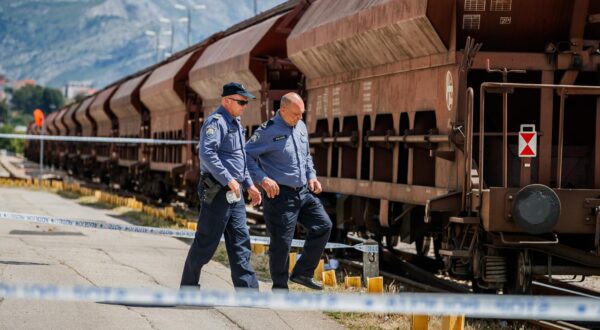 25.04.2024., Kastel Sucurac - Oko podneva dogodila se nesreca na kolodvoru Kastel Sucurac u kojem je starija zena izgubila zivot. Photo: Zvonimir Barisin/PIXSELL