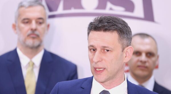 26.03.2024., Zagreb - Na konferenciji za medije odrzanoj u sjedistu stranke Most je predstavio nositelje izbornih lista za parlamentarne izbore. Photo: Patrik Macek/PIXSELL