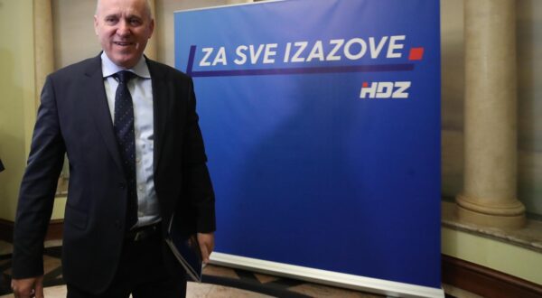 28.03.2024., Zagreb - U hotelu Westin odrzana je sjednica Predsjednistva HDZ-a. Branko Bacic Photo: Sanjin Strukic/PIXSELL