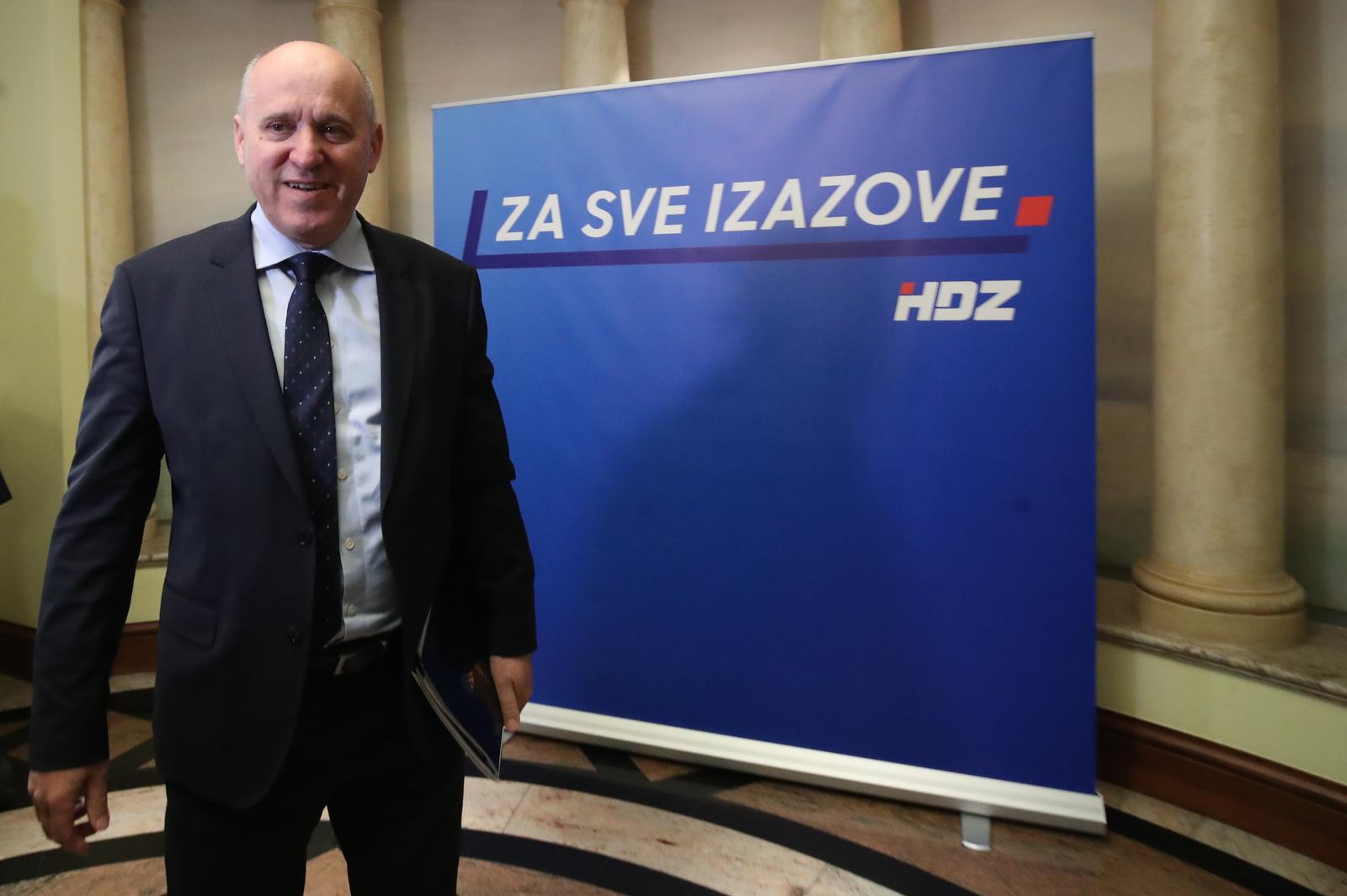 28.03.2024., Zagreb - U hotelu Westin odrzana je sjednica Predsjednistva HDZ-a. Branko Bacic Photo: Sanjin Strukic/PIXSELL