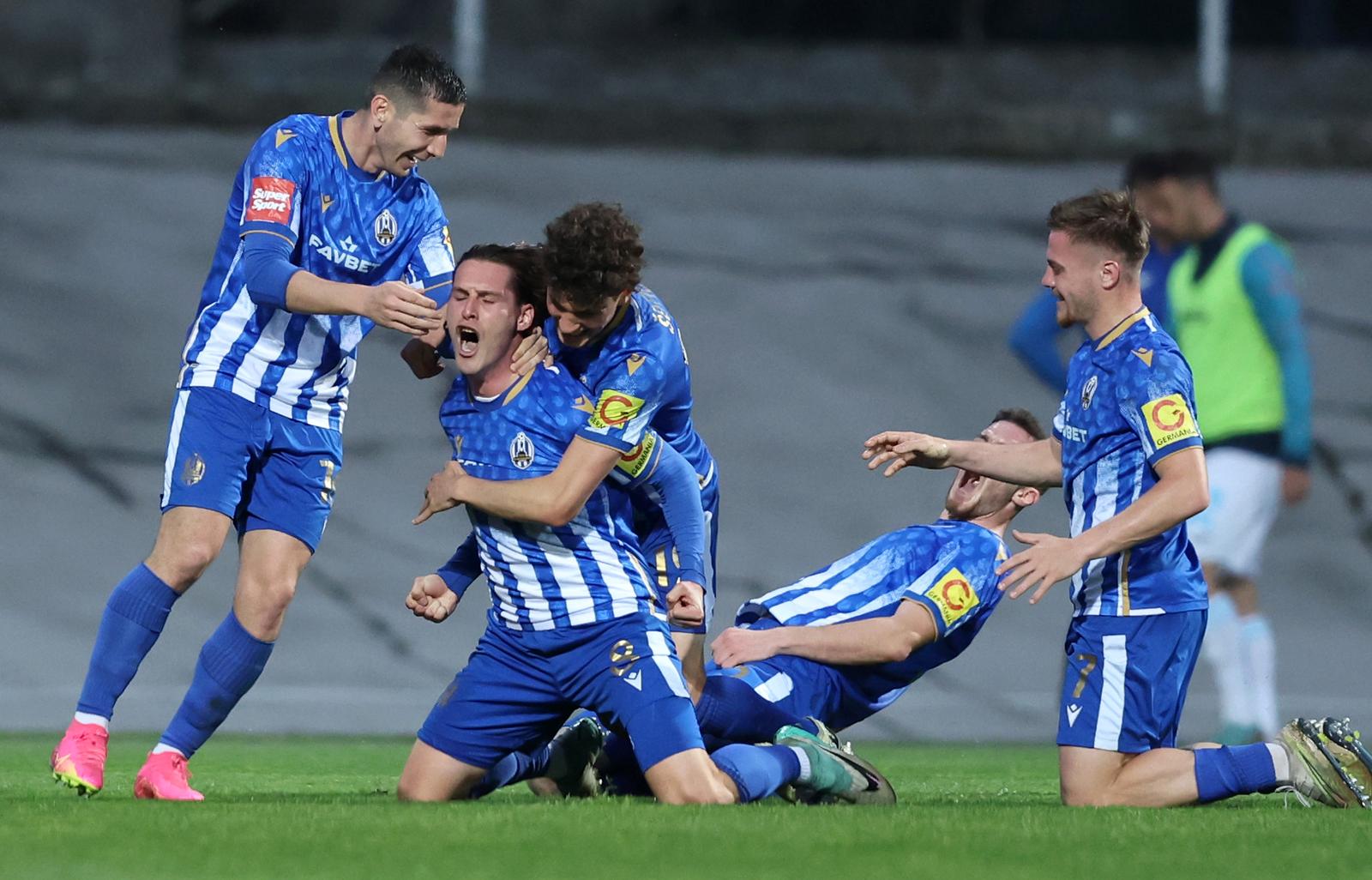 28.04.2024., Zagreb - Gradski stadion u Kranjcevicevoj. SuperSport HNK, 32. kolo, NK Lokomotiva - HNK Rijeka. Photo: Sanjin Strukic/PIXSELL