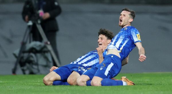 28.04.2024., Zagreb - Gradski stadion u Kranjcevicevoj. SuperSport HNK, 32. kolo, NK Lokomotiva - HNK Rijeka. Photo: Sanjin Strukic/PIXSELL