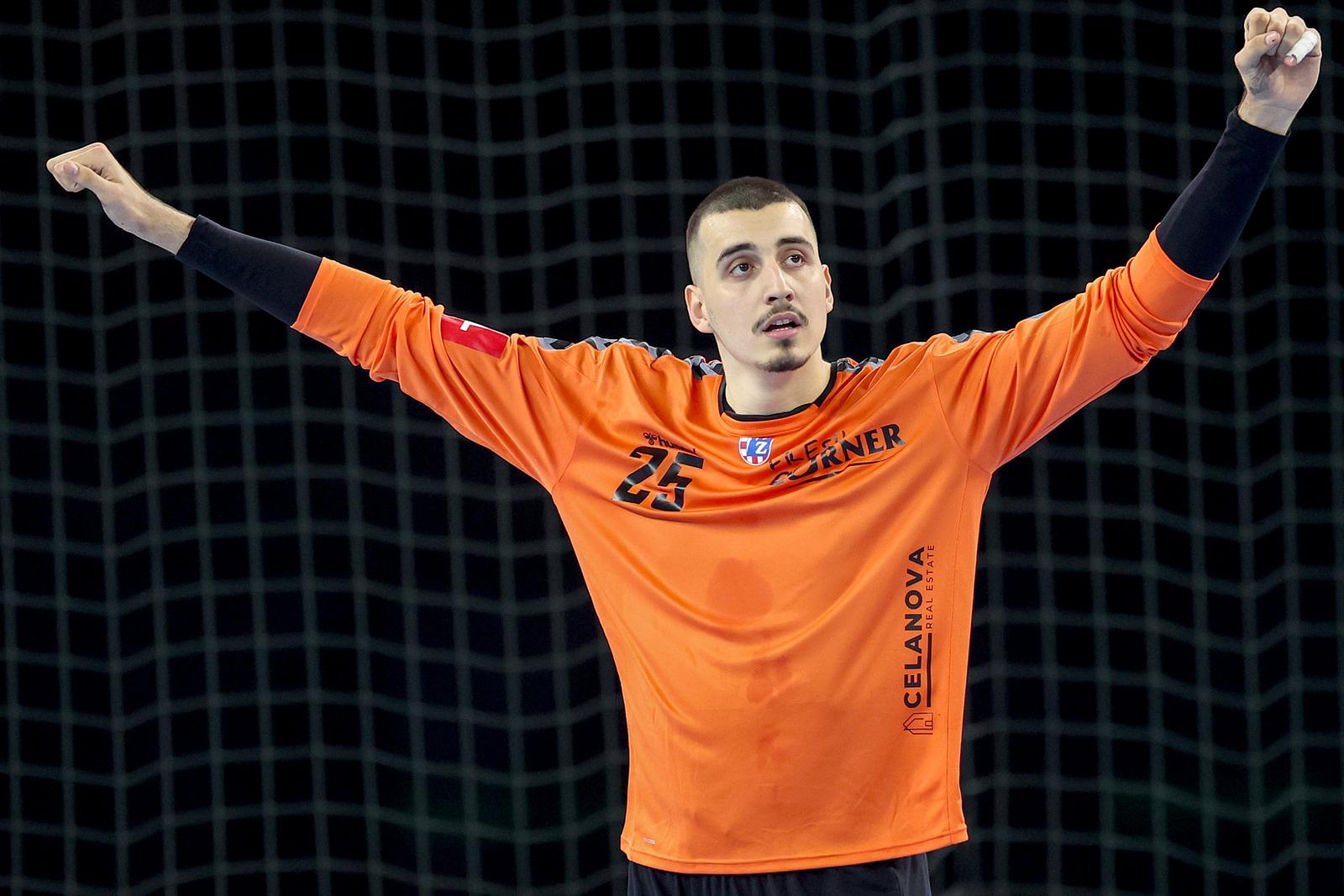 29.02.2024., Zagreb, Arena Zagreb - Machineseeker EHF Liga prvaka, 13 kolo, RK Zagreb - Paris Saint-Germain. Matej Mandic Photo: Igor Kralj/PIXSELL