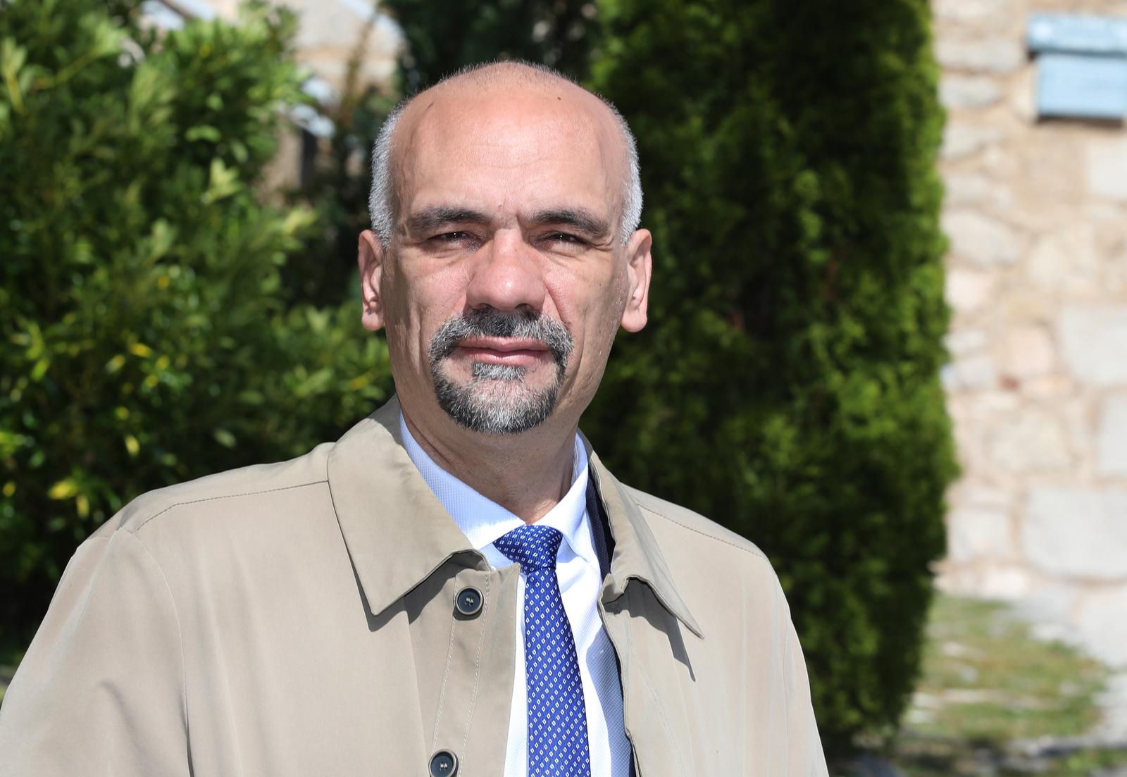 30.03.2024.,Knin-Sibensko-kninskog zupan Marko Jelic na kninskoj tvrdjavi. Photo: Dusko Jaramaz/PIXSELL