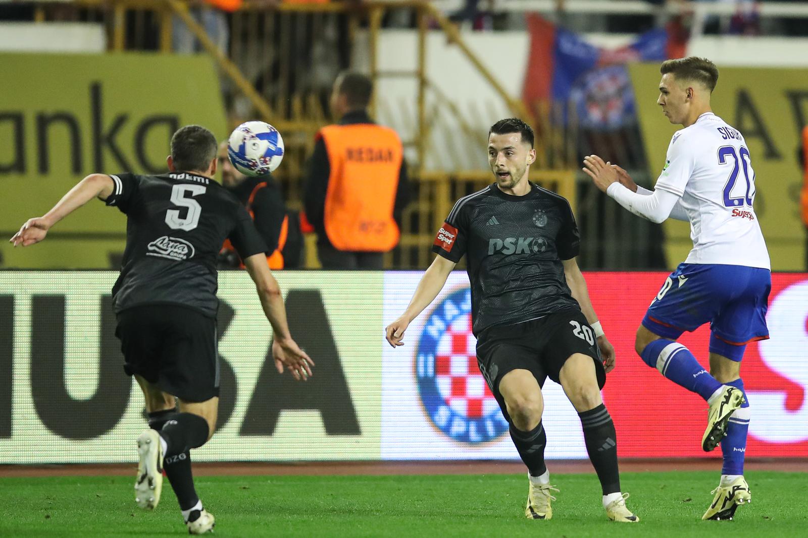 30.03.2024., Split, stadion Poljud - SuperSport HNL, 28. kolo, HNK Hajduk - GNK Dinamo.  Photo: Sime Zelic/PIXSELL