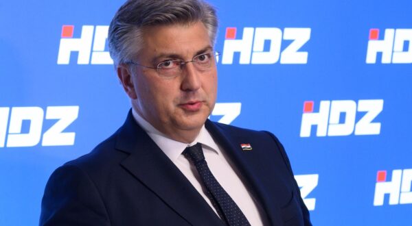 30.04.2024., Zagreb - Izjava premijera Andreja Plenkovica nakon sjednice sireg predsjedništva HDZ-a. Andrej Plenkovic. Photo: Davor Puklavec/PIXSELL