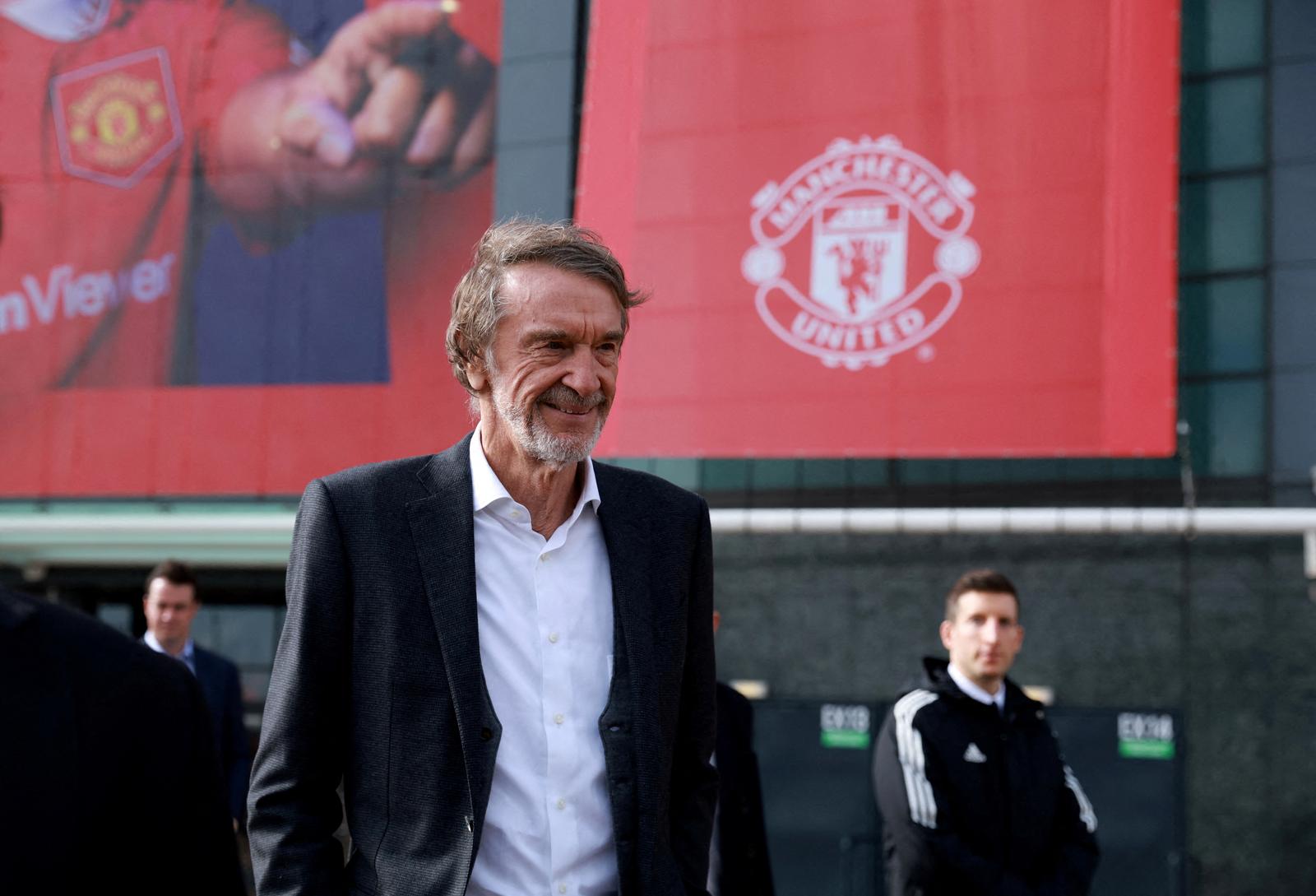 FILE PHOTO: Ineos chairman Jim Ratcliffe is pictured at Old Trafford in Manchester, Britain, March 17, 2023 REUTERS/Phil Noble/File Photo Photo: Phil Noble/REUTERS