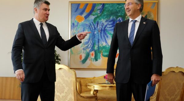 16.07.2020.,Zagreb - Predsjednik Republike Zoran Milanovic primio  je predsjednika Vlade Republike Hrvatske i predsjednika HDZ-a Andreja Plenkovica u okviru Ustavom predvidjenog postupka za davanje mandata za sastavljanje Vlade Republike Hrvatske
Photo: Dalibor Urukalovic/PIXSELL Photo: Dalibor Urukalovic/PIXSELL