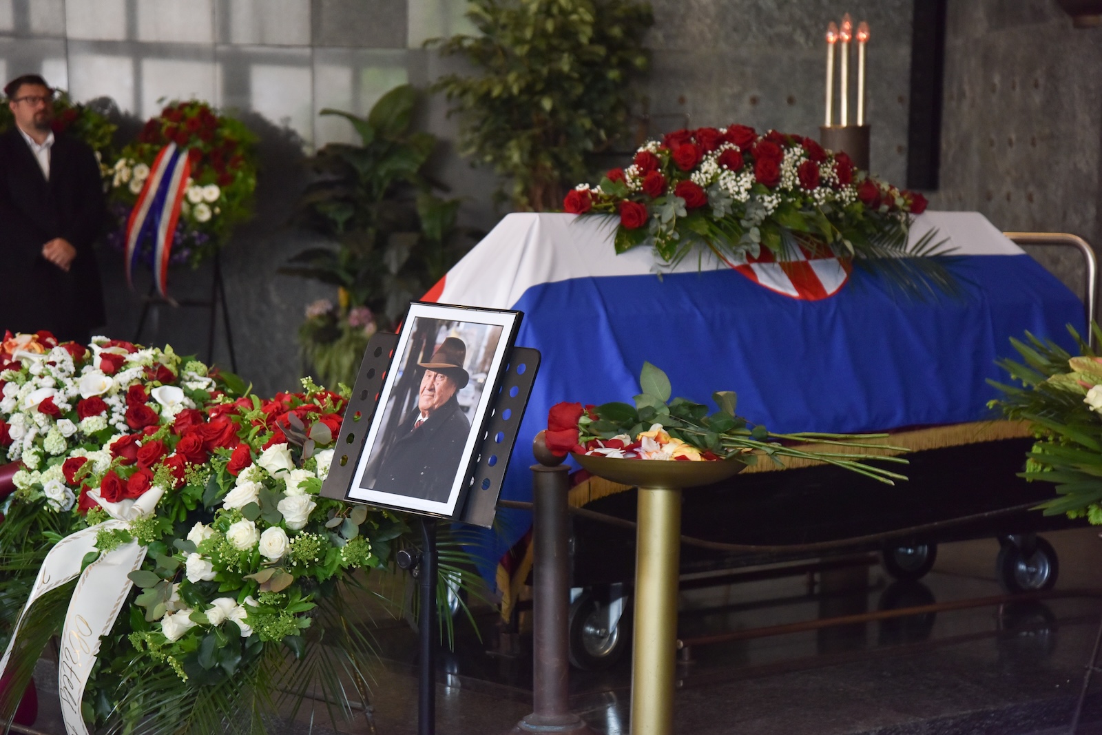 18.04.2024., Zagreb - Sprovod Josipa Manolica. 
Photo sasa ZinajaNFoto