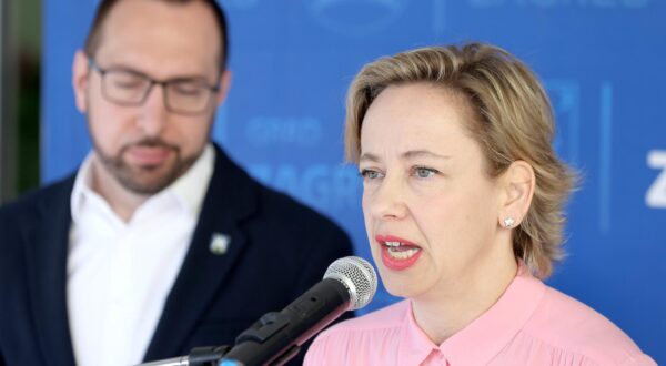09.04.2024., Zagreb - Nakon obilaska OS Retkovec gradonacelnik Tomasevic sa zamjenicima je odrzao konferenciju za medije. Photo: Patrik Macek/PIXSELL