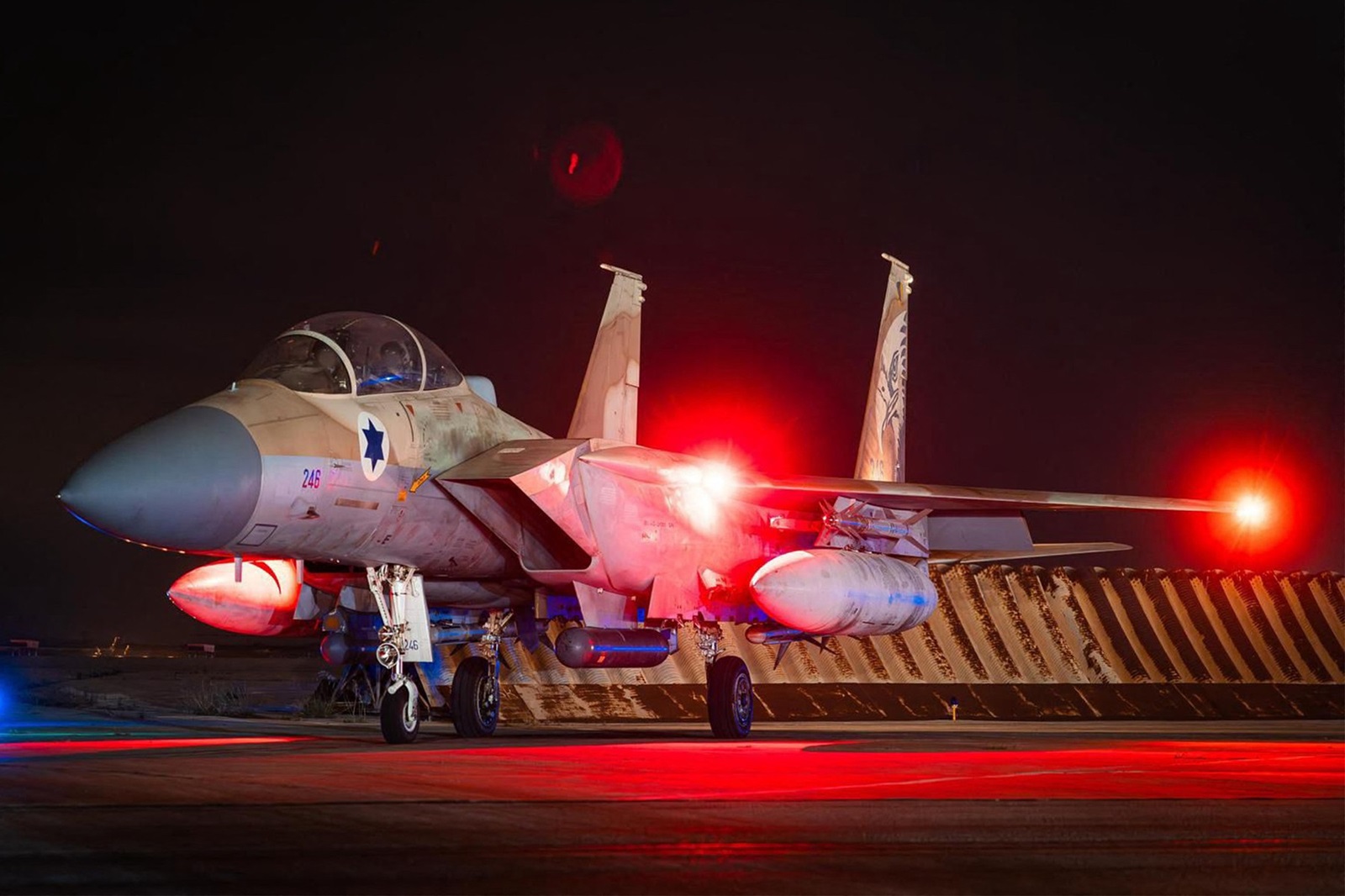 This handout picture released by the Israeli Army on April 14, 2024 shows an Israeli Air Force fighter aircraft at an undisclosed airfield reportedly after a mission to intercept incoming airborne threats. Israel's military spokesperson said "99 percent" of the "300 threats" launched by Iran were intercepted. The overnight attack is in retaliation for a deadly strike on Iran's Damascus consulate, according to the Iranian army.,Image: 864756277, License: Rights-managed, Restrictions: RESTRICTED TO EDITORIAL USE - MANDATORY CREDIT "AFP PHOTO / Israeli Army - NO MARKETING NO ADVERTISING CAMPAIGNS - DISTRIBUTED AS A SERVICE TO CLIENTS, ***
HANDOUT image or SOCIAL MEDIA IMAGE or FILMSTILL for EDITORIAL USE ONLY! * Please note: Fees charged by Profimedia are for the Profimedia's services only, and do not, nor are they intended to, convey to the user any ownership of Copyright or License in the material. Profimedia does not claim any ownership including but not limited to Copyright or License in the attached material. By publishing this material you (the user) expressly agree to indemnify and to hold Profimedia and its directors, shareholders and employees harmless from any loss, claims, damages, demands, expenses (including legal fees), or any causes of action or allegation against Profimedia arising out of or connected in any way with publication of the material. Profimedia does not claim any copyright or license in the attached materials. Any downloading fees charged by Profimedia are for Profimedia's services only. * Handling Fee Only 
***, Model Release: no, Credit line: AFP / AFP / Profimedia