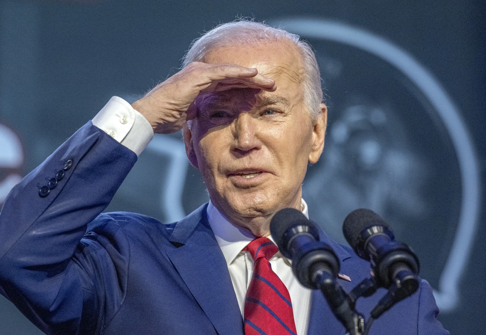 United States President Joe Biden makes remarks at the North America’s Building Trades Unions Legislative Conference at the Washington Hilton Hotel on Wednesday, April 24, 2024.  Earlier, the President signed the $95 billion National Security Package that includes military aid to Ukraine and Israel and provides funding for humanitarian aid to Gaza

Featuring: Joe Biden
Where: Washington, District of Columbia, United States
When: 24 Apr 2024
Credit: Ron Sachs/POOL via CNP/INSTARimages.com,Image: 867650175, License: Rights-managed, Restrictions: , Model Release: no, Credit line: - / INSTAR Images / Profimedia