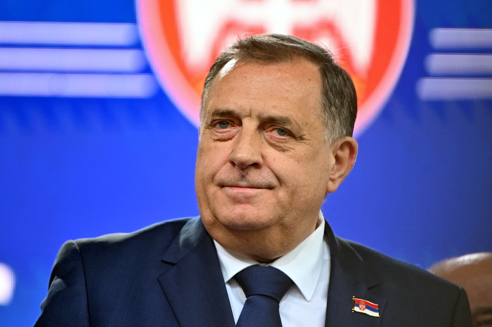 Bosnian Serb secessionist leader Milorad Dodik attends the "Srpska Is Calling You" rally, in Banja Luka on April 18, 2024.  Bosnian Serbs protested on April 18, 2024, in Banja Luka against a potential UN resolution declaring July 11 an international day to remember the Srebrenica genocide. Bosnian Serb forces captured Srebrenica -- a UN-protected enclave at the time -- on July 11, 1995, a few months before Bosnia's inter-ethnic war ended. In the following days they summarily killed some 8,000 Bosnian Muslim men and boys from the eastern town. Under a settlement to end the war, Bosnia was divided into two semi-autonomous zones, one run by Bosnians and Croats, and another by Serbs, with Banja Luka as its capital. Dodik, president of the Serbian entity, has been demanding even greater autonomy.,Image: 865970458, License: Rights-managed, Restrictions: , Model Release: no, Credit line: ELVIS BARUKCIC / AFP / Profimedia