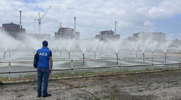 Handout file photo dated June 15, 2023 shows IAEA Director General Rafael Mariano Grossi with his team visits Zaporizhzhya Nuclear Power Plant and its surrounding area during his official visit to Ukraine on June 15, 2023. International Atomic Energy Agency (IAEA) Director General Rafael Mariano Grossi says that the agency's experts at the site have not observed any indications of mines or explosives at the Zaporizhzhia nuclear power plant, but says they have requested additional access, including to the rooftop of two reactors. His comments came in an IAEA update as both Russia and Ukraine accuse the other side of preparing actions which will damage the largest nuclear power plant in Europe. Photo courtesy of IAEA via ABACAPRESS.COM,Image: 787485499, License: Rights-managed, Restrictions: ***
HANDOUT image or SOCIAL MEDIA IMAGE or FILMSTILL for EDITORIAL USE ONLY! * Please note: Fees charged by Profimedia are for the Profimedia's services only, and do not, nor are they intended to, convey to the user any ownership of Copyright or License in the material. Profimedia does not claim any ownership including but not limited to Copyright or License in the attached material. By publishing this material you (the user) expressly agree to indemnify and to hold Profimedia and its directors, shareholders and employees harmless from any loss, claims, damages, demands, expenses (including legal fees), or any causes of action or allegation against Profimedia arising out of or connected in any way with publication of the material. Profimedia does not claim any copyright or license in the attached materials. Any downloading fees charged by Profimedia are for Profimedia's services only. * Handling Fee Only 
***, Model Release: no, Credit line: ABACA / Abaca Press / Profimedia