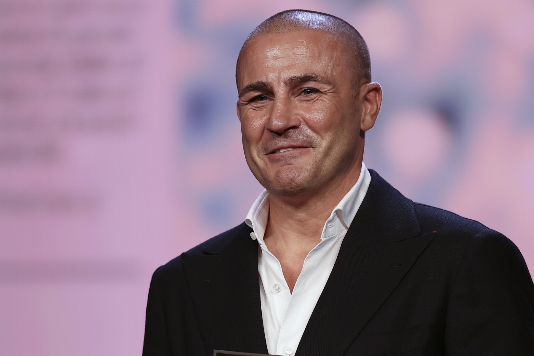 Fabio Cannavaro is an Italian football coach and former footballer. Considered one of the greatest defenders of his generation if not one of the best in football history, in 2006 he won the Ballon d'Or and was elected FIFA World Player of the Year, captain of the 2006 World Cup champion Italian national team during the ninth edition of the Gazzetta Sports Awards, the awards ceremony dedicated to sports stars, organised by La Gazzetta dello Sport in Naples December 6, 2023 on board the MSC Fantasia.,Image: 827353004, License: Rights-managed, Restrictions: Per la presente foto non è stata rilasciata liberatoria. Ai sensi di legge e come già accettato in fase di registrazione sul sito, chi pubblica la foto è tenuto a pixelare tutto ciò che violi il Diritto alla Privacy di soggetti terzi (volti, targhe ecc, Model Release: no, Credit line: Antonio Balasco/IPA Sport / ipa- / IPA / Profimedia