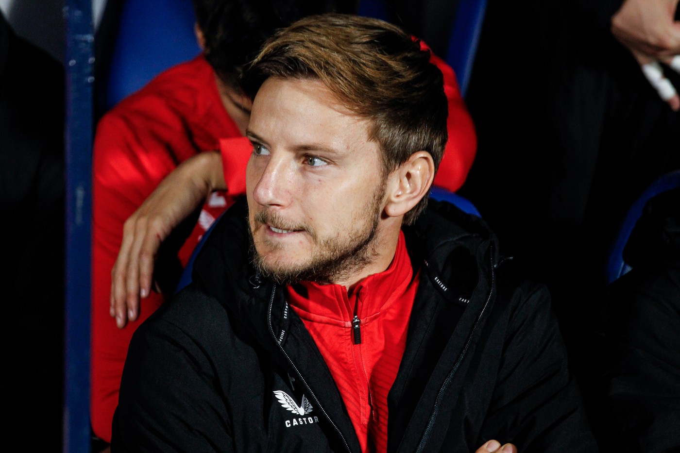 January 16, 2024: Ivan Rakitic of Sevilla FC looks on during the Copa del Rey Round of 16 match between Getafe CF and Sevilla FC at Coliseum stadium on January 16, 2024 in Getafe, Madrid, Spain.,Image: 837796879, License: Rights-managed, Restrictions: , Model Release: no, Credit line: Irina R. Hipolito / Zuma Press / Profimedia