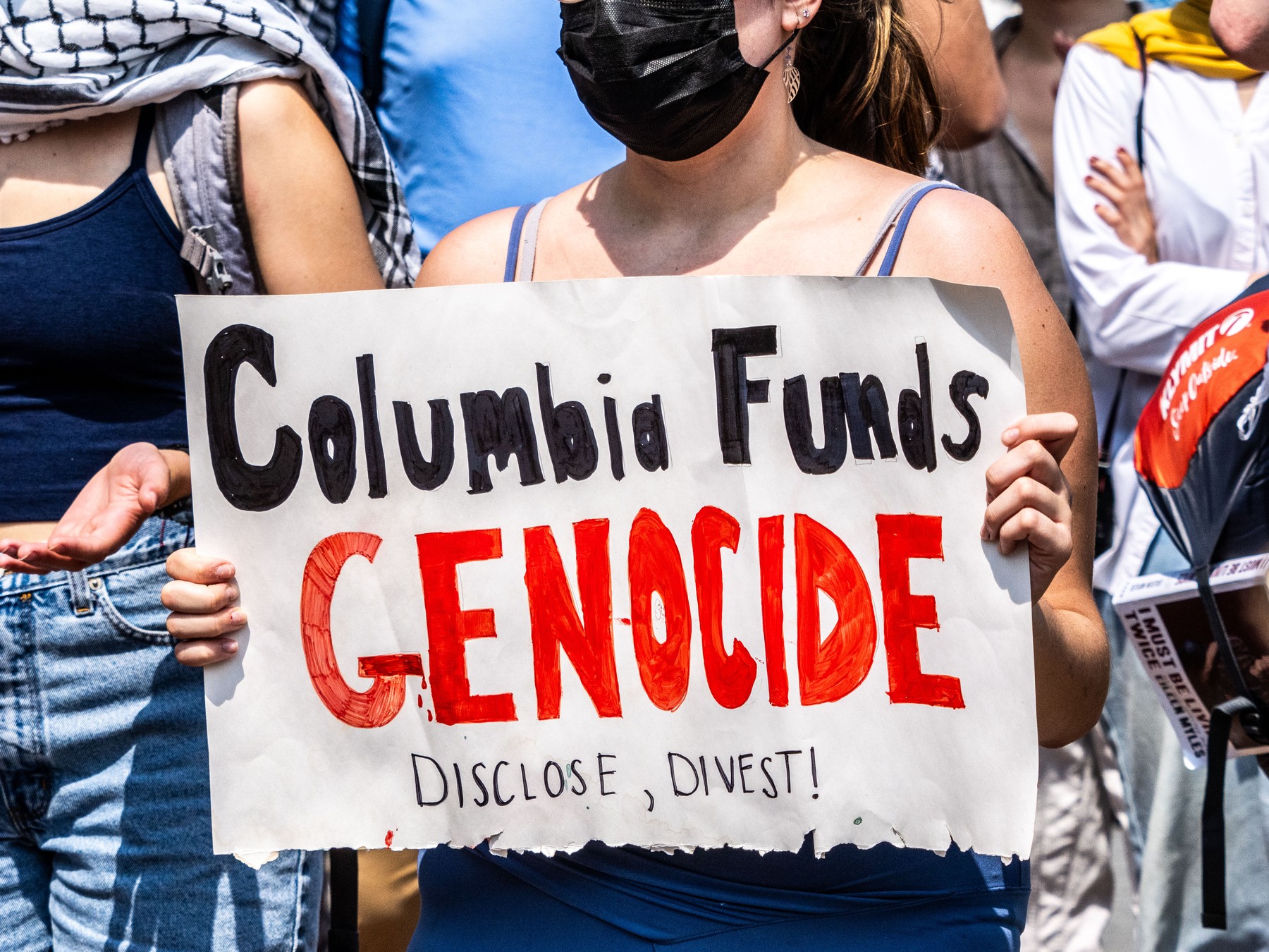 Propalestinski prosvjed na Sveučilištu Columbia u New Yorku