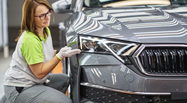 Výroba modernizovaného vozu Škoda Octavia, 2024