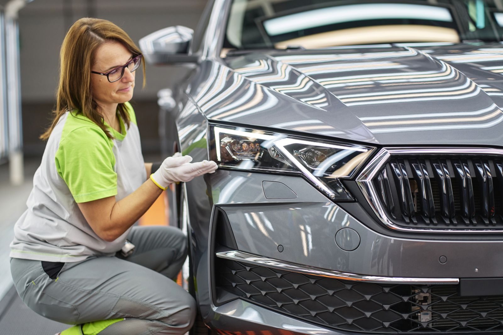 Výroba modernizovaného vozu Škoda Octavia, 2024